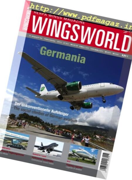 Wingsworld – August 2016 Cover
