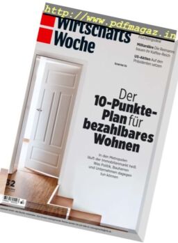 WirtschaftsWoche – N 32, 5 August 2016