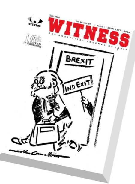 Witness – July 2016 Cover