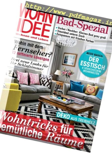 Wohnidee – September 2016 Cover