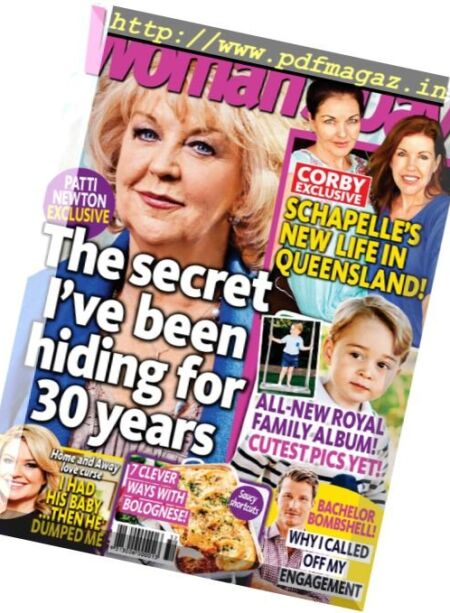 Woman’s Day – 8 August 2016 Cover