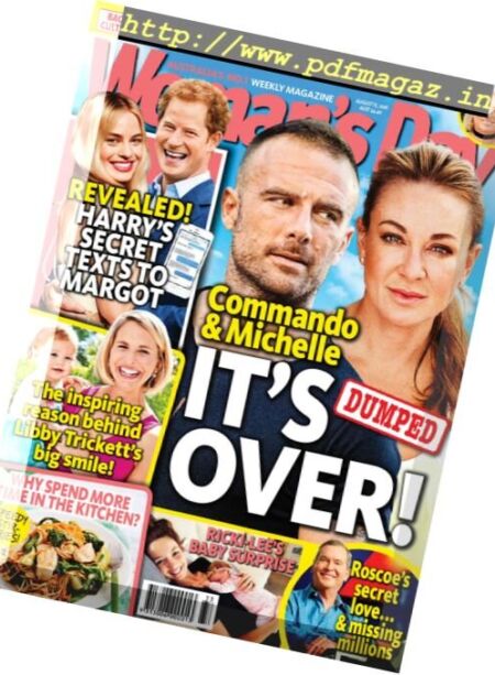 Woman’s Day Australia – 15 August 2016 Cover