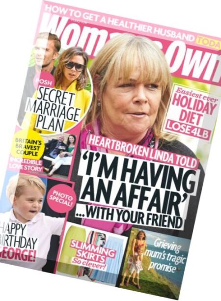 Woman’s Own – 25 July 2016 Cover