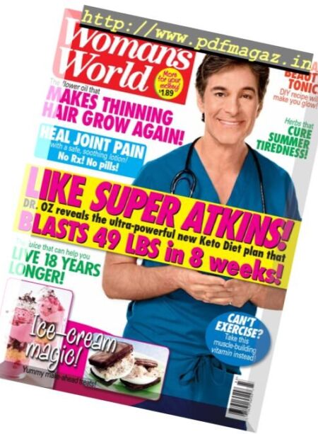 Woman’s World – 15 August 2016 Cover