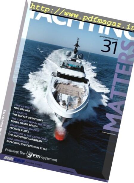 Yachting Matters – Autumn-Winter 2016 Cover