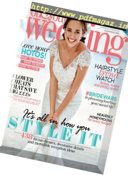 You and Your Wedding – July-August 2016 Cover