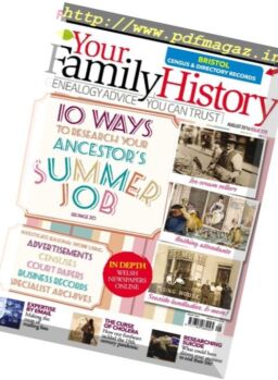 Your Family History – August 2016