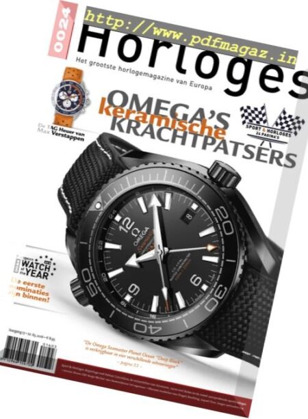 0024 Horloges – Herfst 2016 Cover
