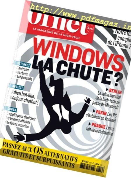 01net – 14 au 27 Septembre 2016 Cover