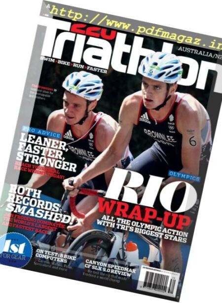 220 Triathlon Australia – Issue 39 2016 Cover