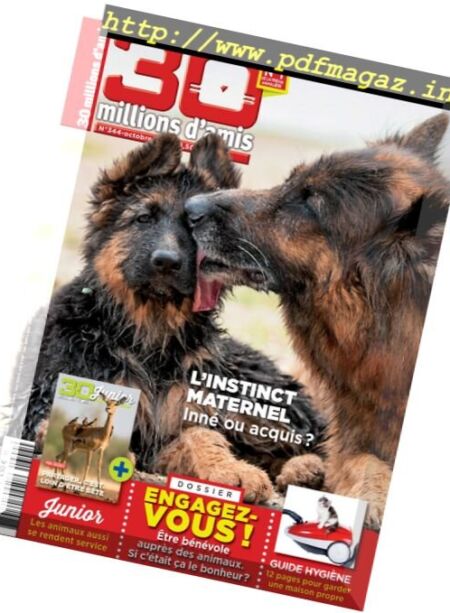 30 Millions d’Amis – Octobre 2016 Cover