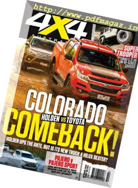 4×4 Magazine Australia – October 2016 Cover