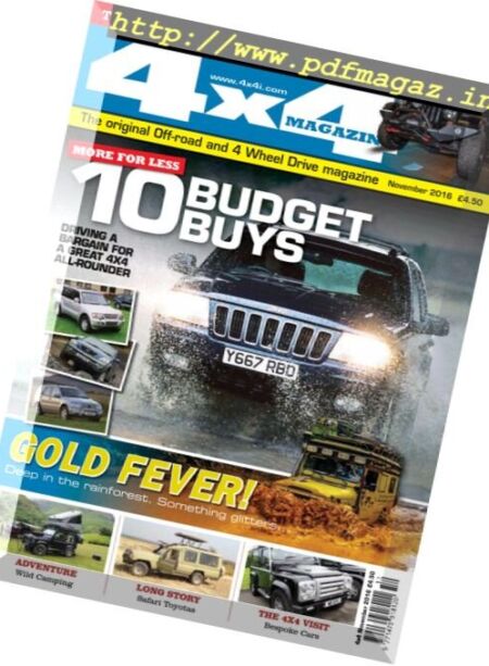 4×4 Magazine UK – November 2016 Cover