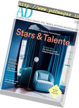 AD Architectural Digest Germany – Oktober 2016
