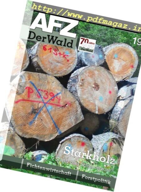 AFZ DerWald – 1 Oktober 2016 Cover
