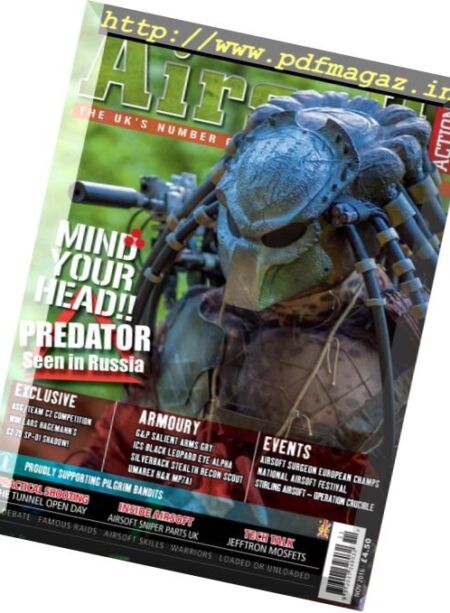 Airsoft Action – November 2016 Cover