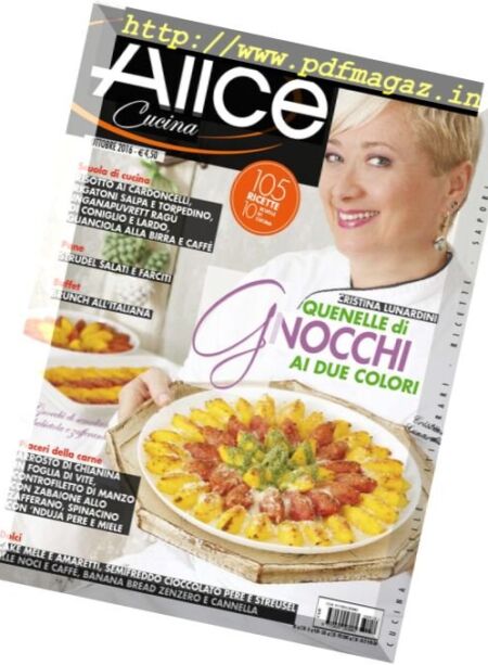 Alice Cucina – Ottobre 2016 Cover