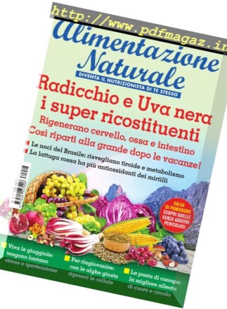 Alimentazione Naturale – Settembre 2016 Cover