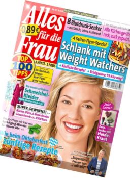 Alles fur die Frau – 9 September 2016