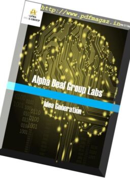 Alpha Deal Group Labs – August 2016