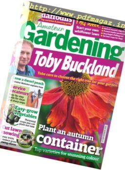 Amateur Gardening – 10 September 2016