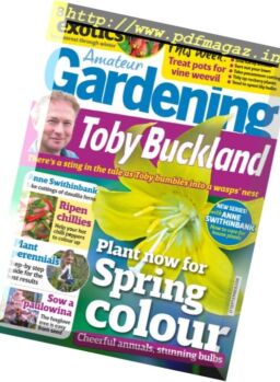 Amateur Gardening – 17 September 2016