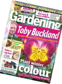 Amateur Gardening – 24 September 2016