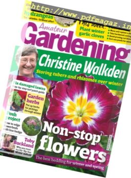 Amateur Gardening – 8 October 2016