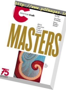 American Craft – October-November 2016