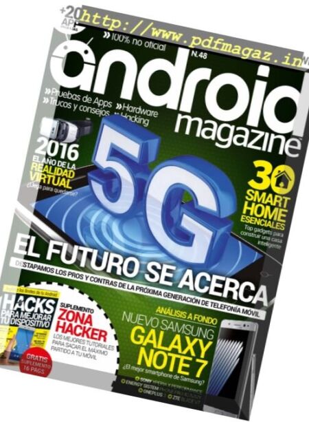 Android Magazine Spain – Issue 48, 2016 Cover