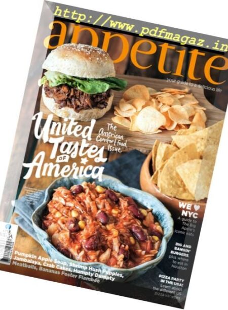Appetite Philippines – September 2016 Cover