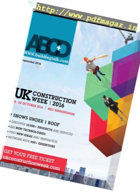 Architect Builder Contractor & Developer – September 2016 Cover