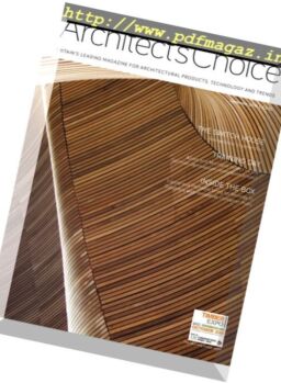 Architect’s Choice – September 2016