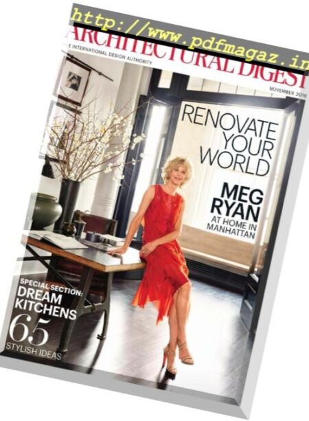 Architectural Digest USA – November 2016 Cover