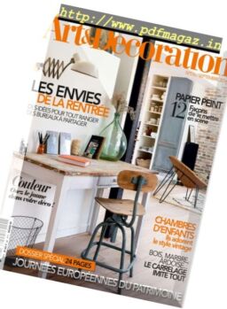 Art & Decoration – Septembre 2016