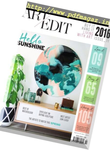 Art Edit – Spring 2016 Cover