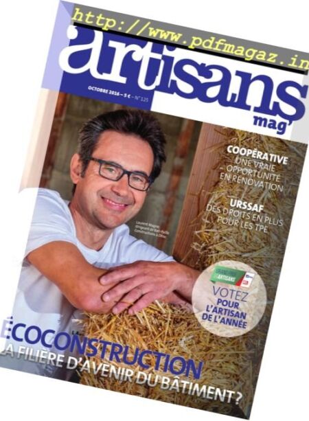 Artisans Mag’ – Octobre 2016 Cover