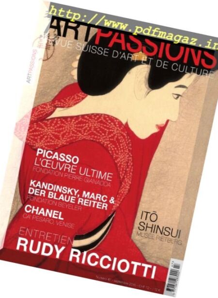 Artpassions – Septembre 2016 Cover