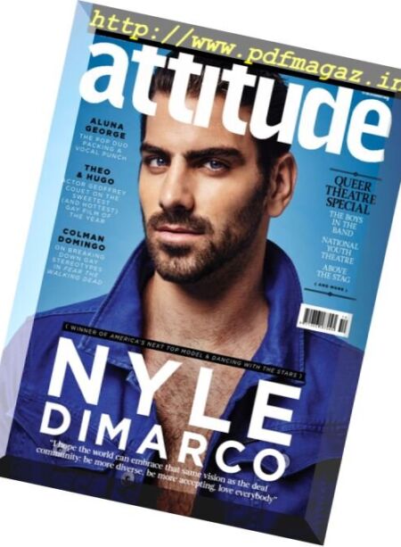Attitude Magazine – October 2016 Cover
