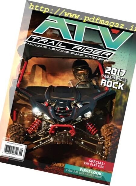 ATV Trail Rider – September-October 2016 Cover