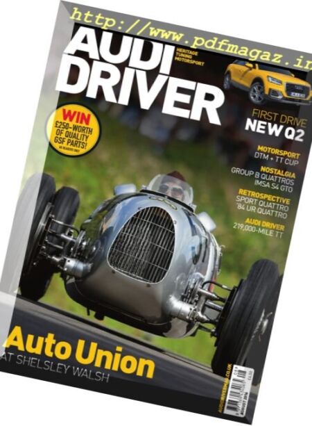 Audi Driver – August 2016 Cover