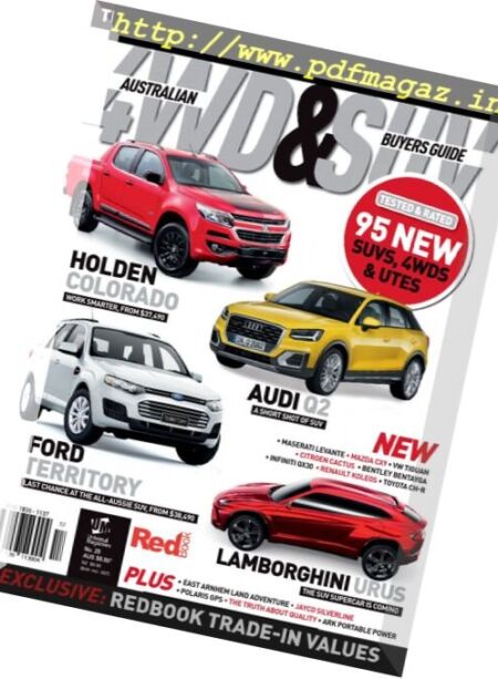 Australian 4WD & SUV Buyer’s Guide – Issue 28, 2016 Cover