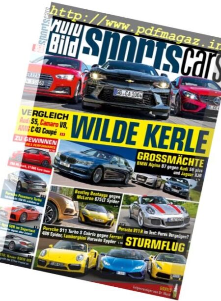 Auto Bild Sportscars – Oktober 2016 Cover