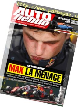 Auto Hebdo – 31 Aout 2016