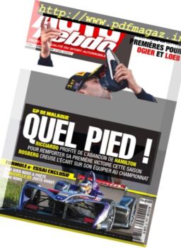 Auto Hebdo – 5 Octobre 2016