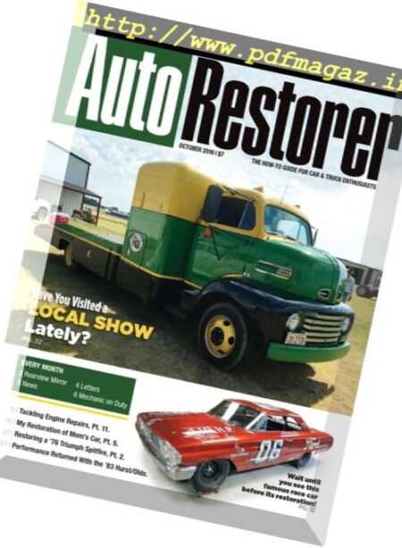Auto Restorer – October 2016 Cover