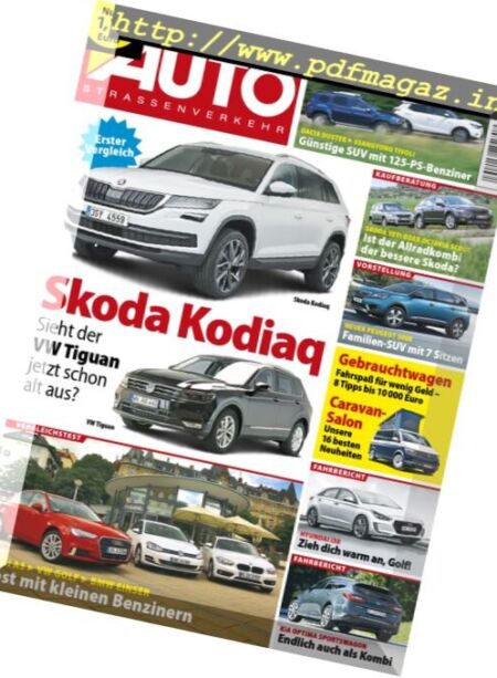 Auto Strassenverkehr – 7 September 2016 Cover