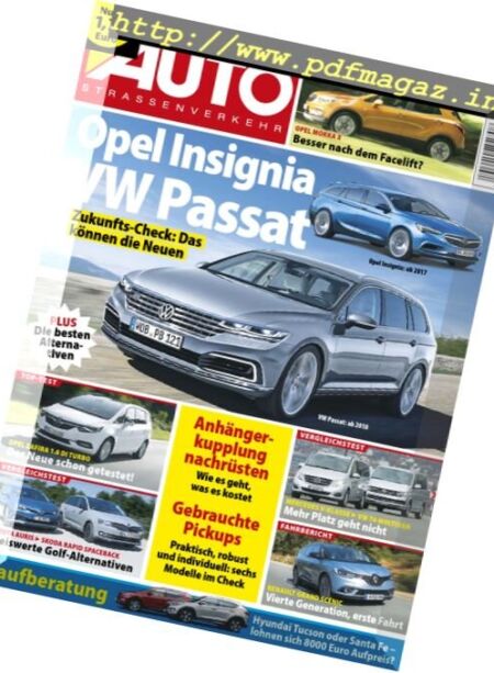 Auto Strassenverkehr – N 21-21 September 2016 Cover