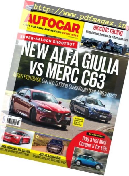 Autocar UK – 14 September 2016 Cover