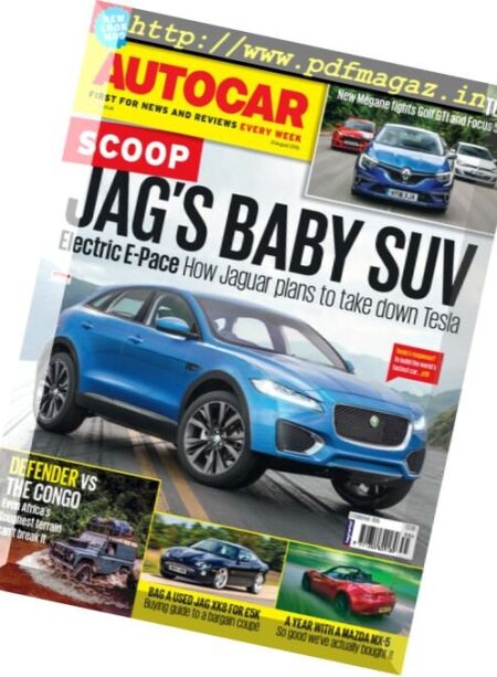 Autocar UK – 31 August 2016 Cover
